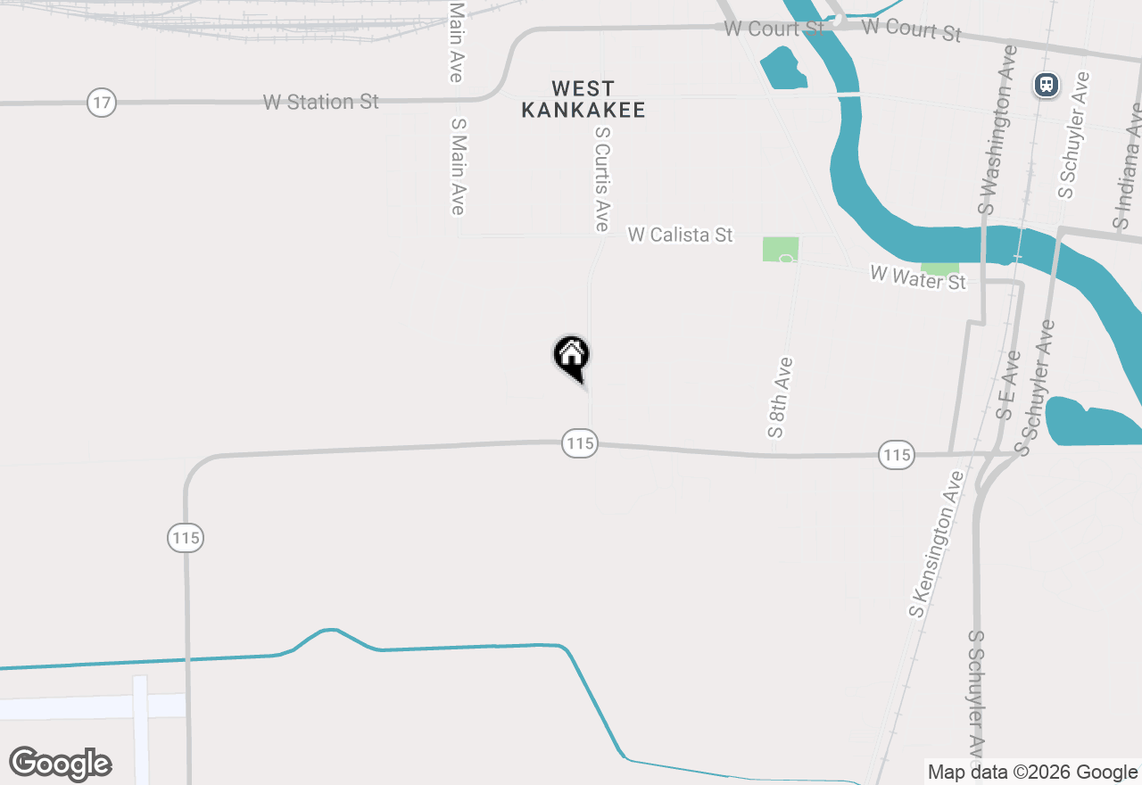 Map of 1119 S Curtis Avenue #F62, Kankakee, IL 60901