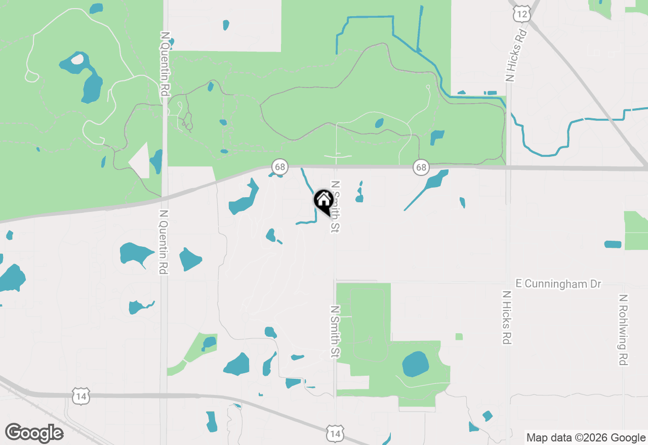 Map of (Address confidential), Palatine, Illinois 60067