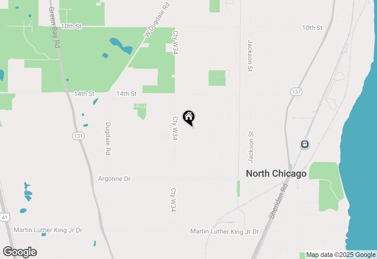 Map of 1807 16th Street, North Chicago, IL 60064