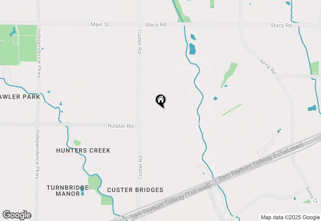 Map of 6112 River Highlands Drive, Mckinney, TX 75070
