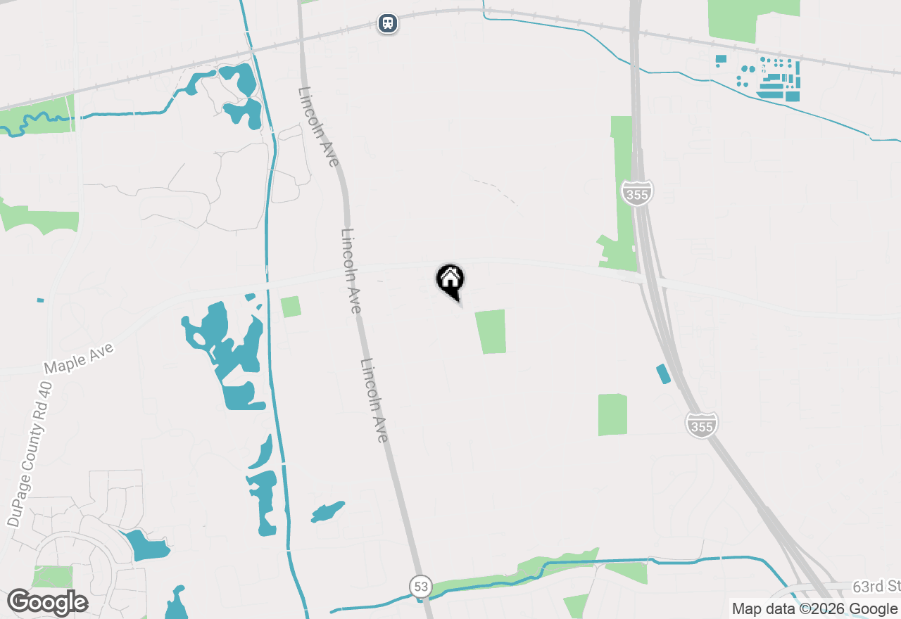 Map of 5517 Essex Road, Lisle, IL 60532