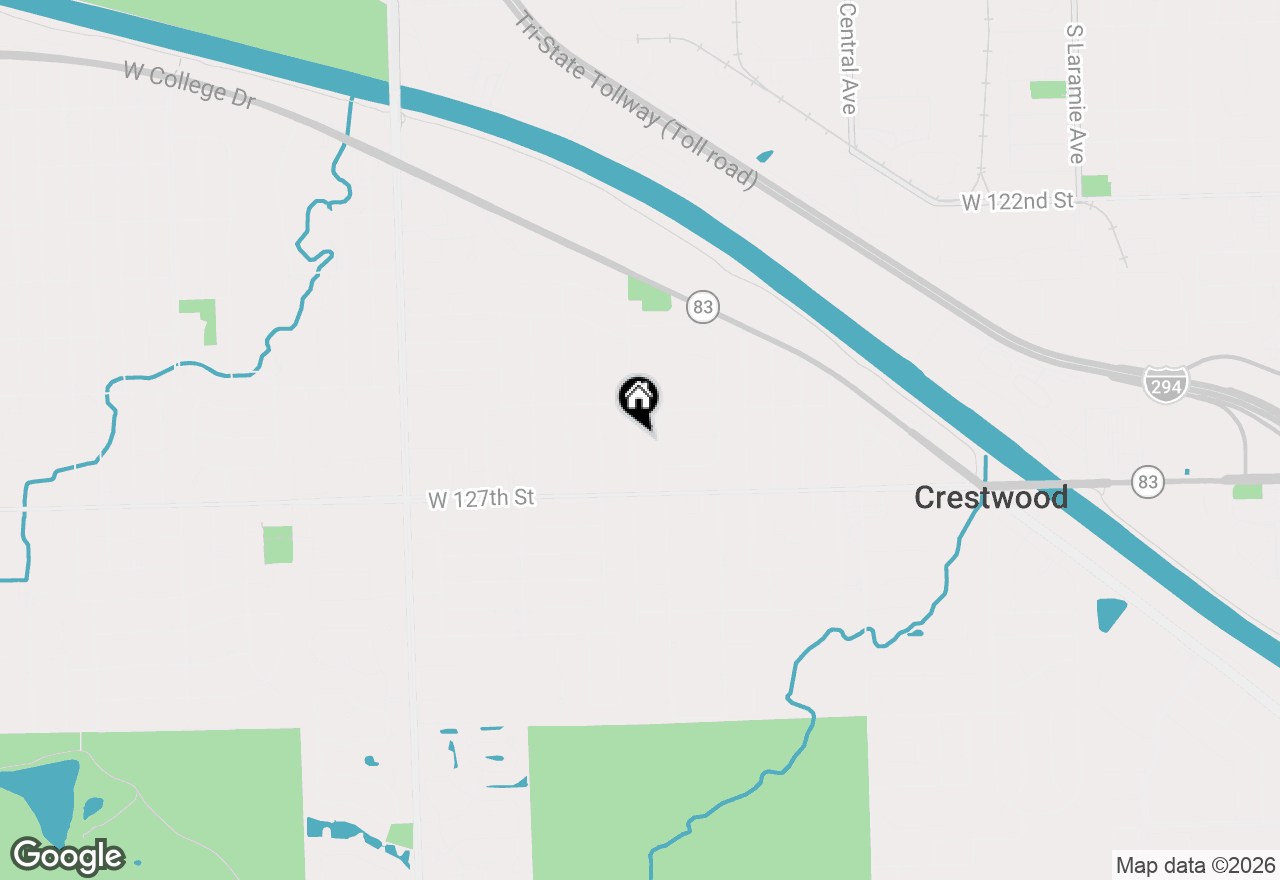 Map of 12605 S Austin Avenue, Alsip, IL 60803