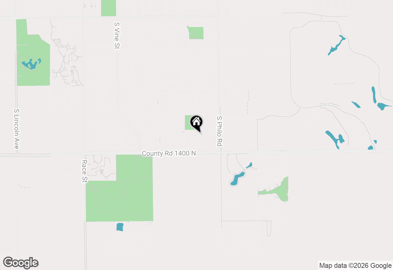 Map of 1109 Scovill Street, Urbana, IL 61801