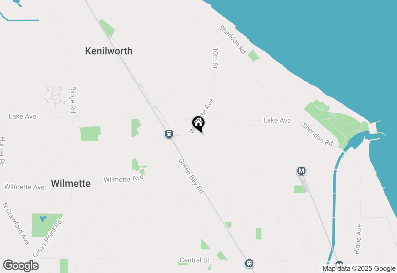 Map of 705 11th Street #307, Wilmette, IL 60091