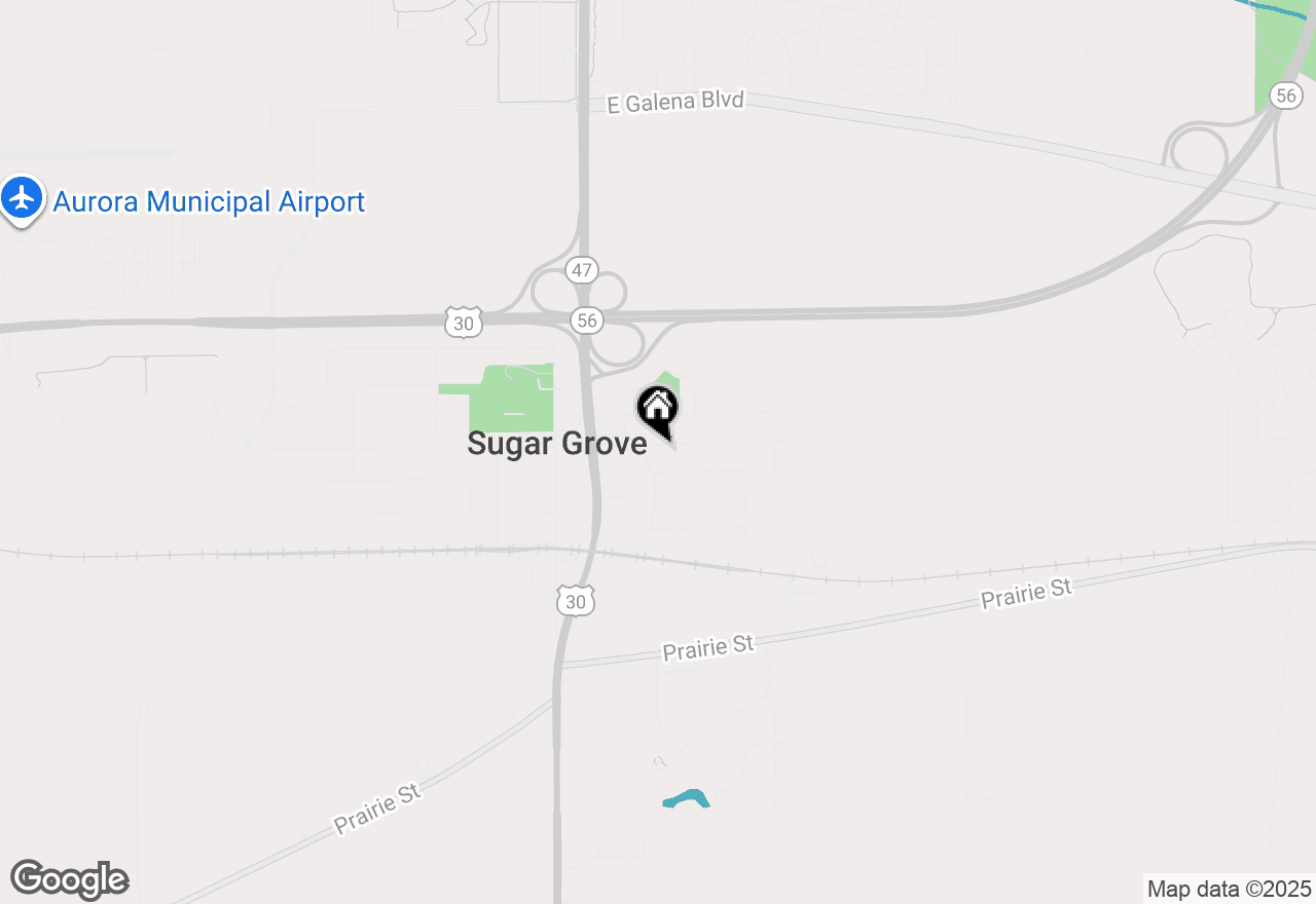 Map of 73-75 Joy Street, Sugar Grove, IL 60554