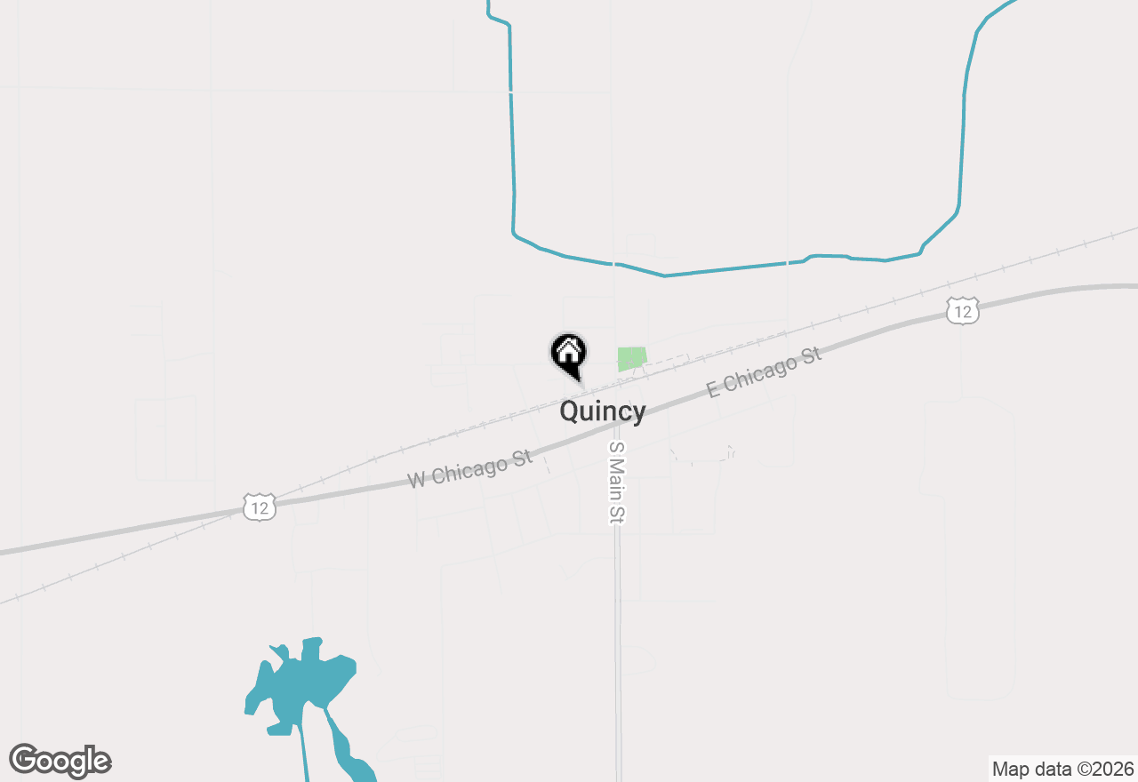 Map of 34 Park Street, Quincy, MI 49082