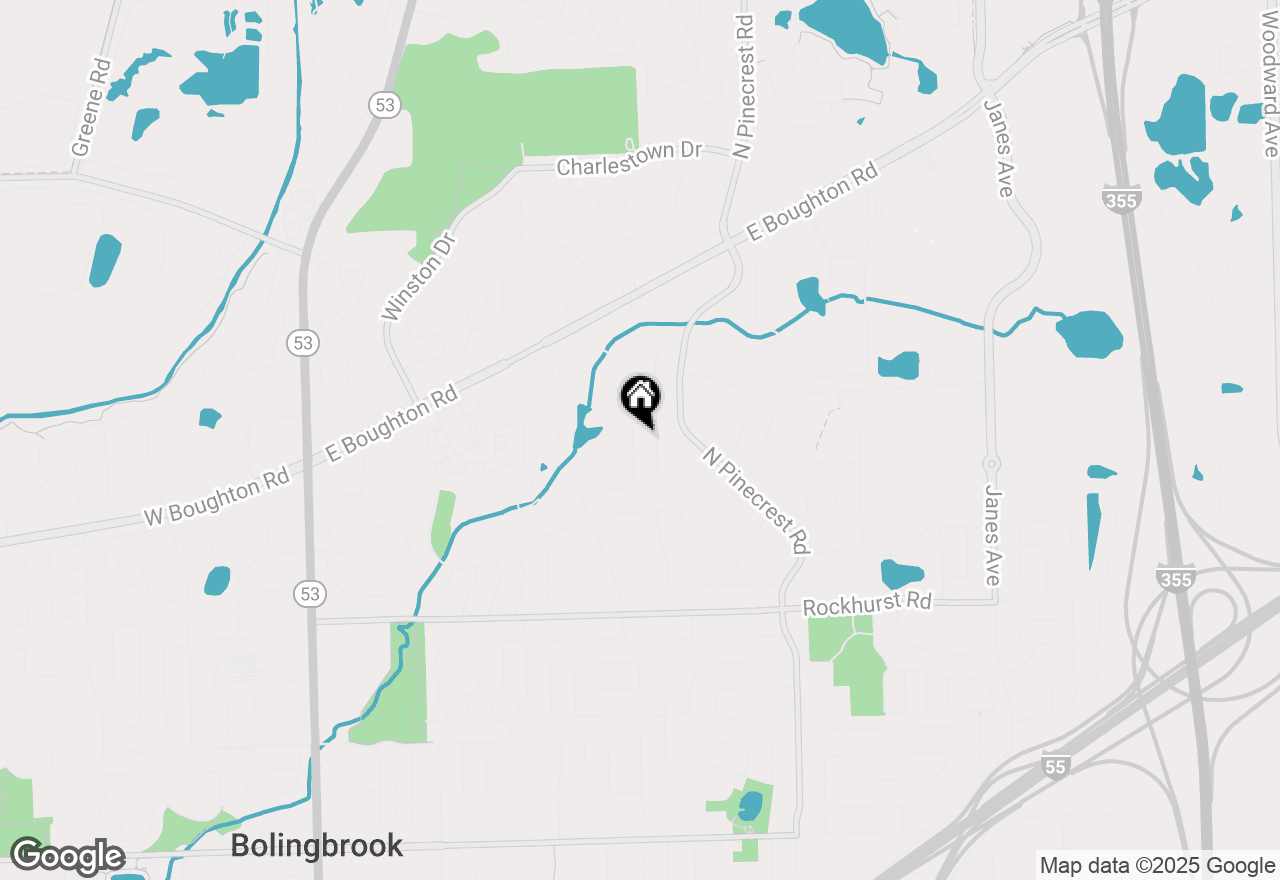 Map of 468 Independence Lane, Bolingbrook, IL 60440