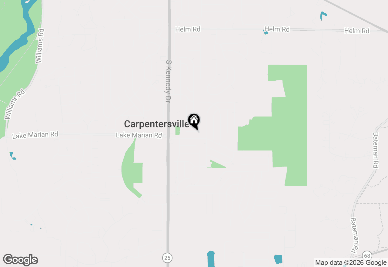 Map of 17 Sycamore Avenue, Carpentersville, IL 60110