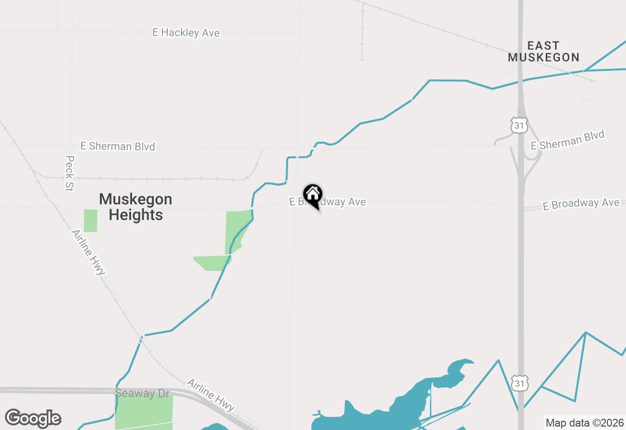 Map of 2846 Continental Street, Norton Shores, MI 49444