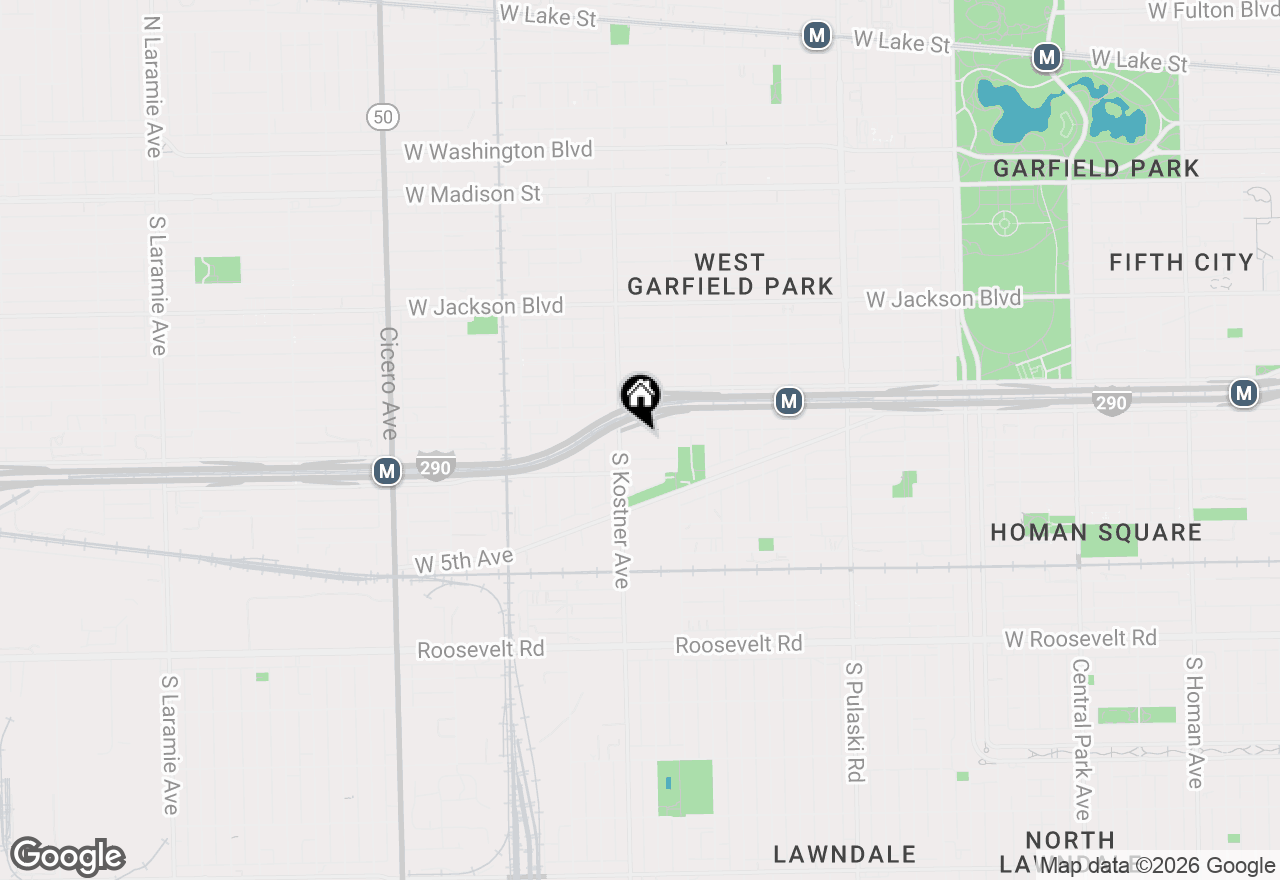 Map of 4336-38 W Flournoy Street, Chicago, IL 60624