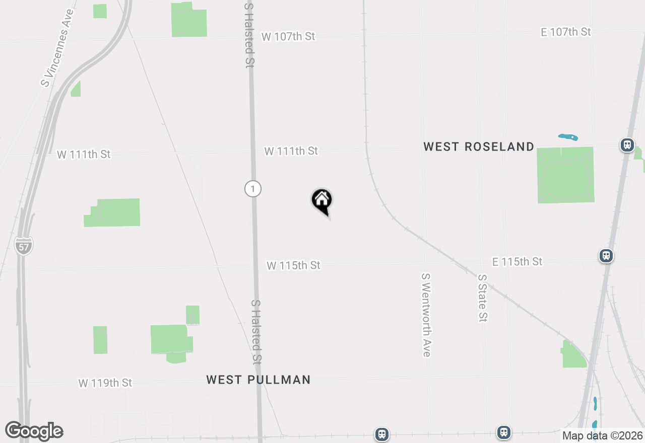 Map of 11326 S Parnell Avenue, Chicago, IL 60628