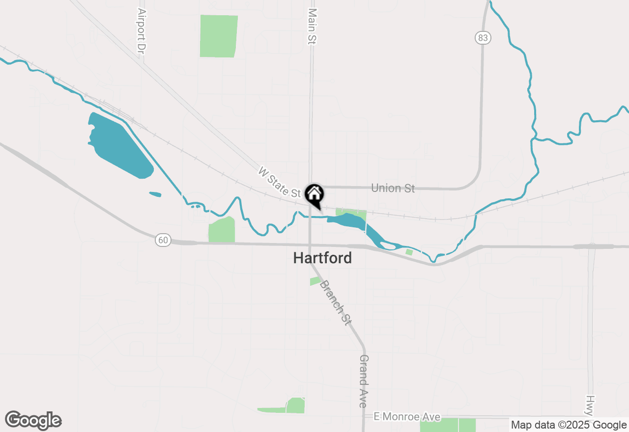 Map of 120 N Main St, Hartford, WI 53027
