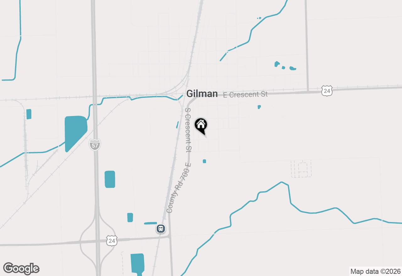 Map of 521 S Central Street, Gilman, IL 60938