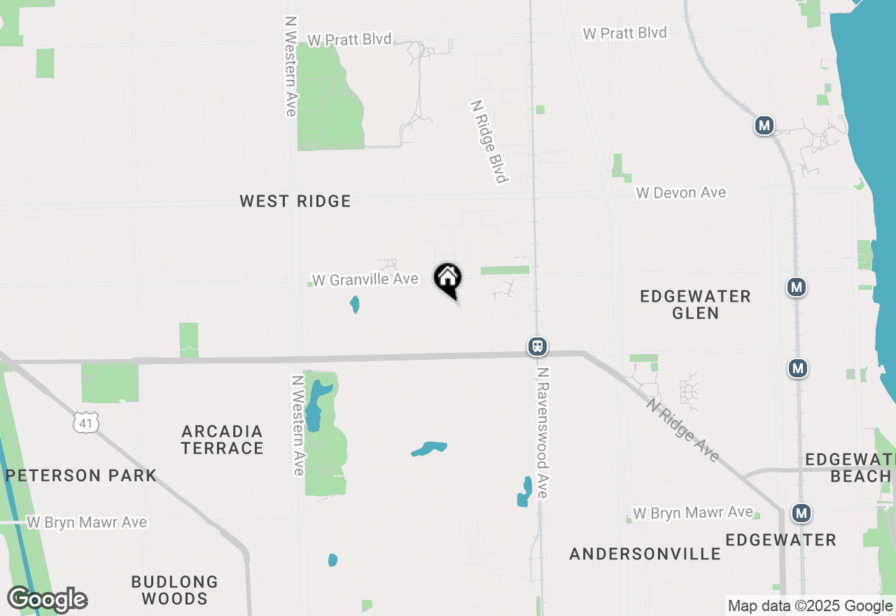 Map of 6145 N Seeley Avenue #3B, Chicago, IL 60659