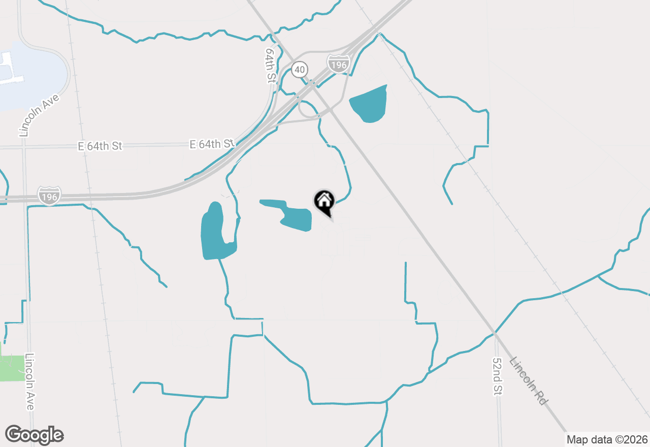 Map of 832 Winchester Street, Holland, MI 49423