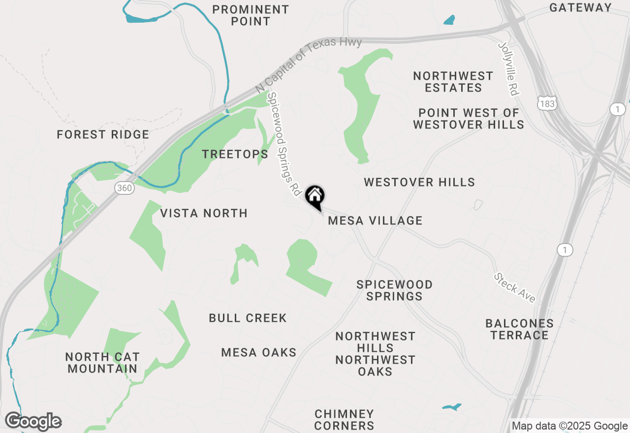 Map of 4711 Spicewood Springs Rd #173, Austin, TX 78759