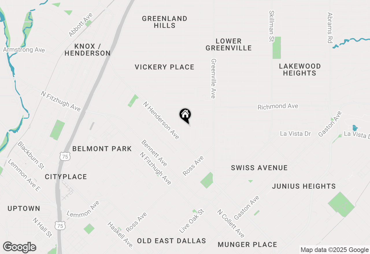 Map of 1904 Mcmillan Avenue, Dallas, TX 75206