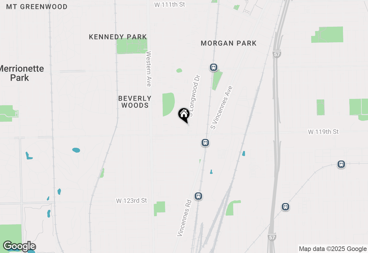 Map of 11836 S Longwood Drive, Chicago, IL 60643