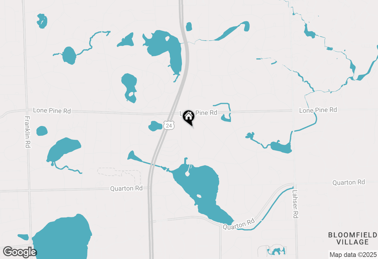 Map of 5080 Tootmoor Road, Bloomfield Hills, MI 48302