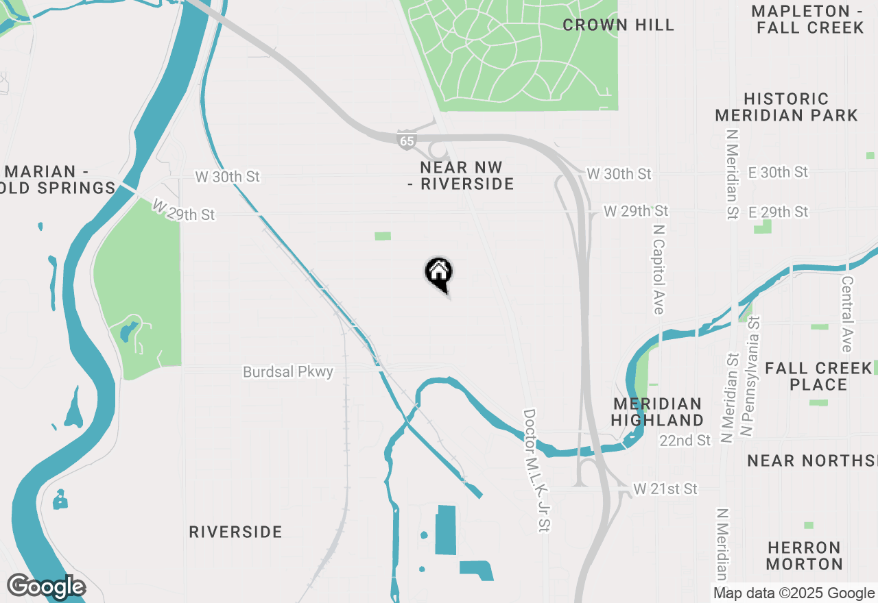 Map of 864 W 26th Street, Indianapolis, IN 46208