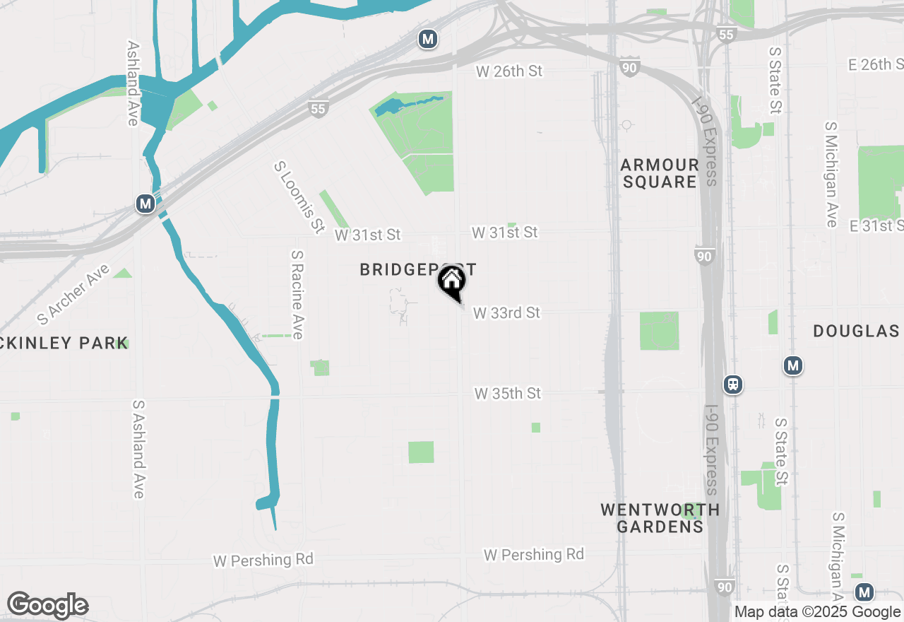 Map of 3306-3308 S Halsted Street, Chicago, IL 60608