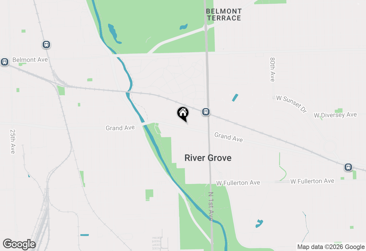 Map of 8538 W Grand Avenue #1W, River Grove, IL 60171