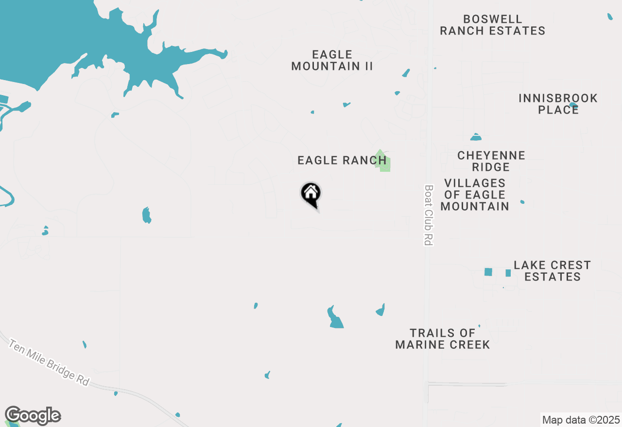Map of 6920 Big Wichita Drive, Fort Worth, TX 76179