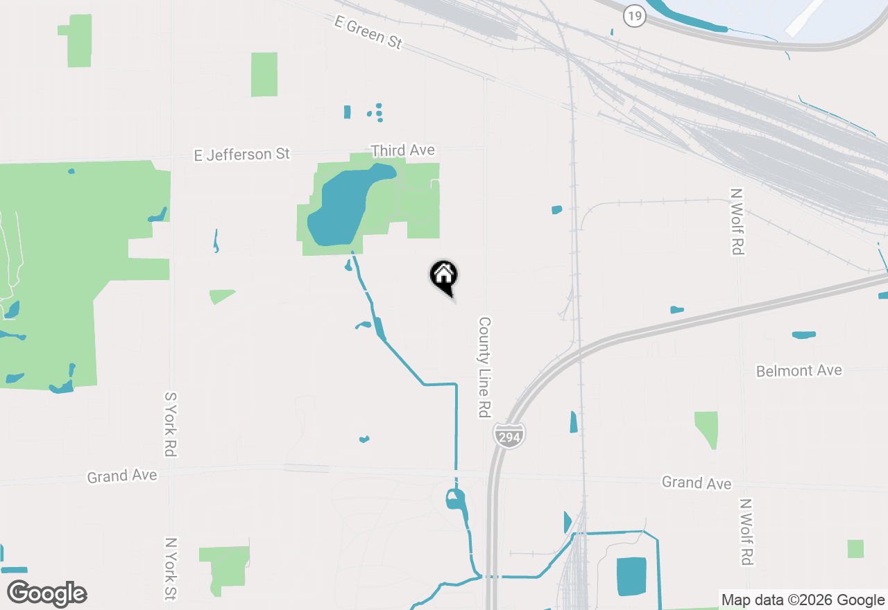 Map of 859 John Street, Bensenville, IL 60106