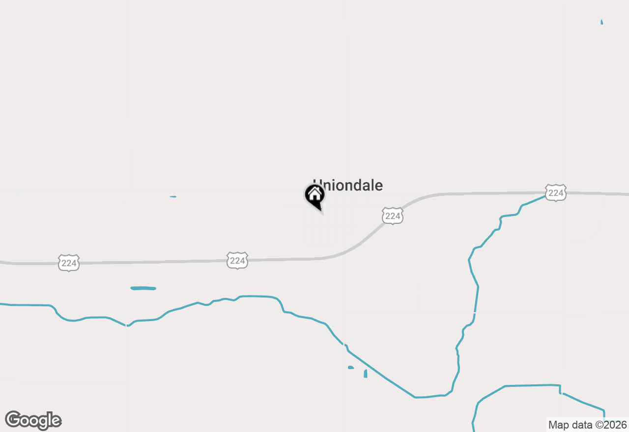 Map of 5909 N Lincoln Street, Uniondale, IN 46791