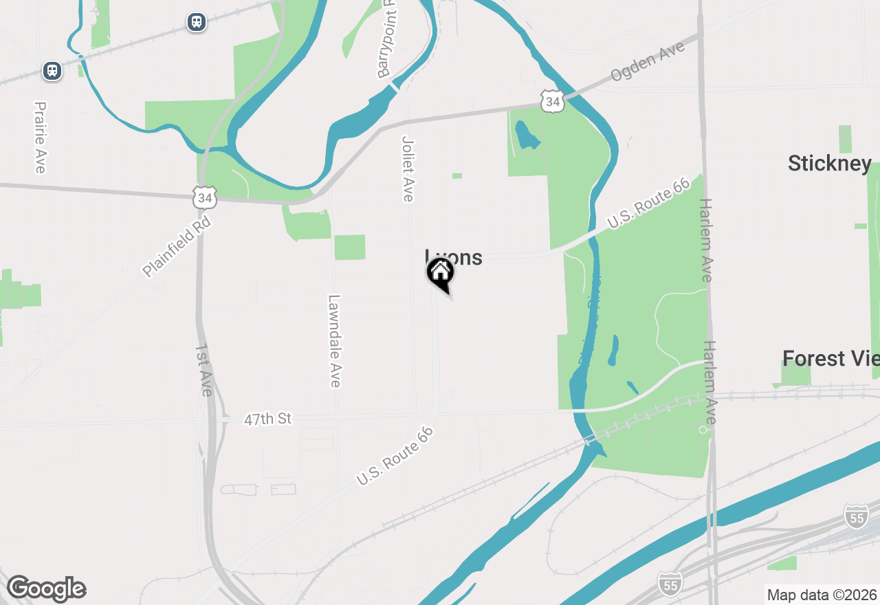 Map of 4401 Prescott Avenue #2C, Lyons, IL 60534