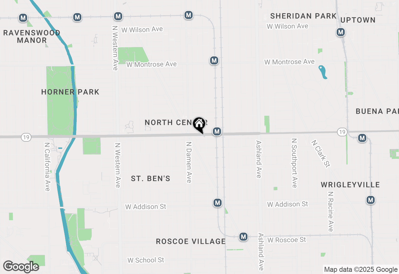 Map of 1925 W Irving Park Road #4, Chicago, IL 60613