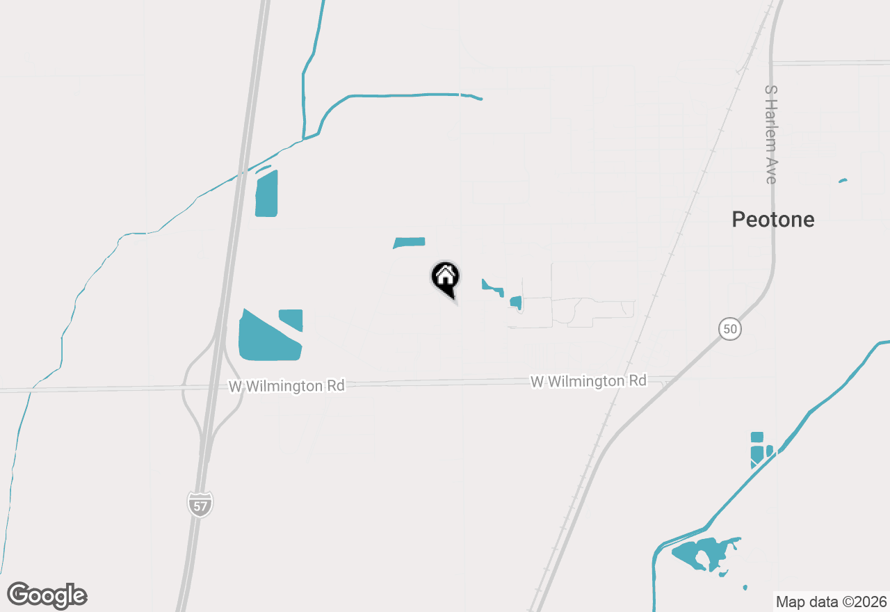 Map of 431 S Jean Street, Peotone, IL 60468