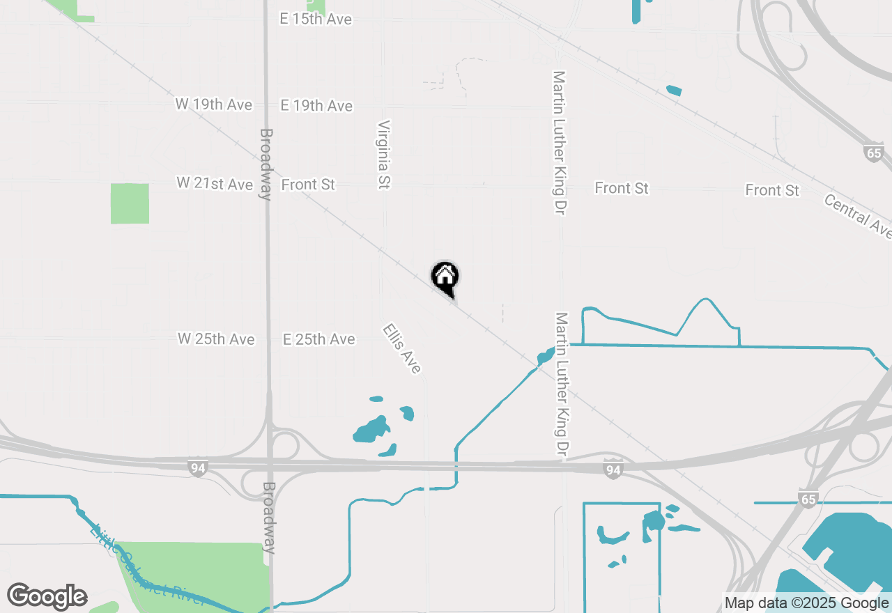 Map of 2413-2415 Industrial Boulevard, Gary, IN 46407