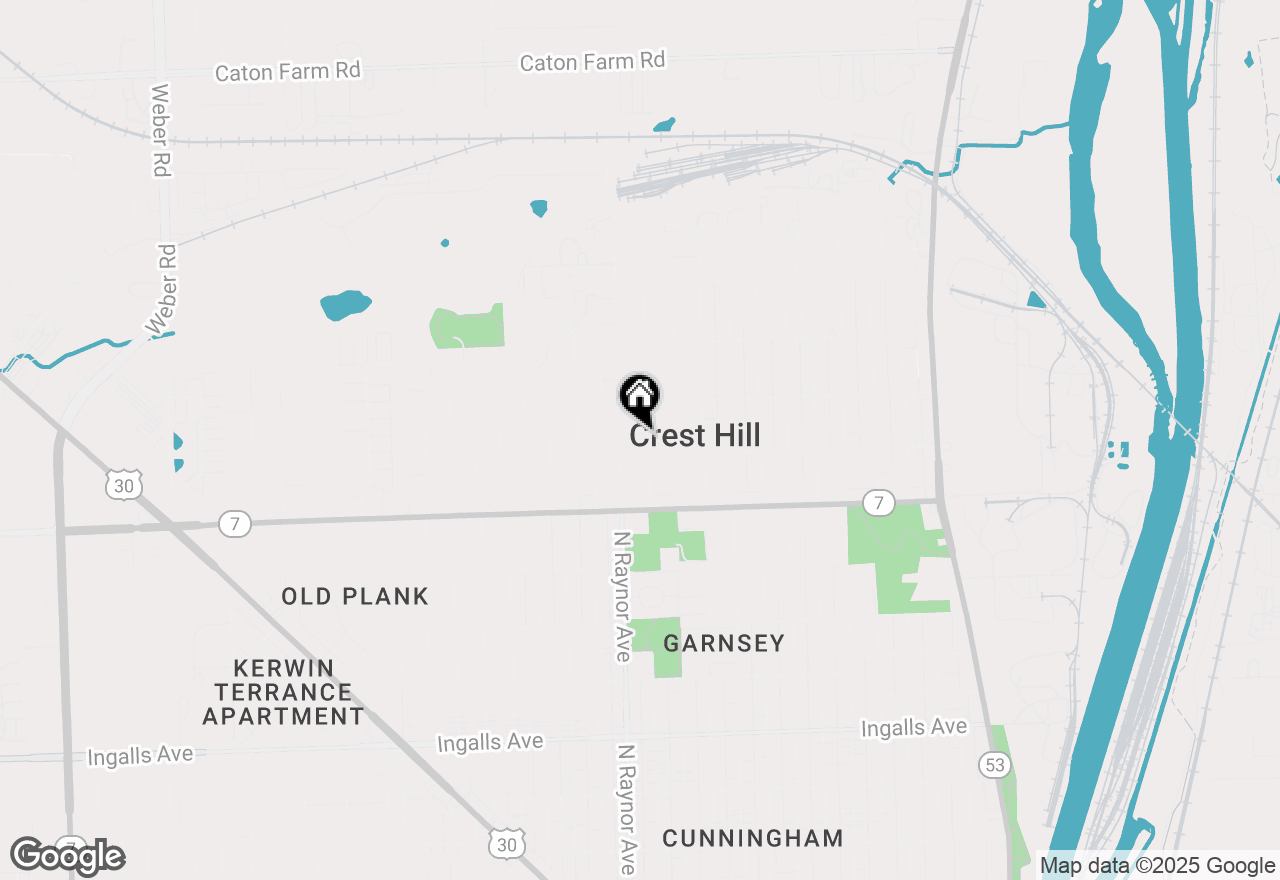 Map of 1705 Kelly Avenue, Crest Hill, IL 60403