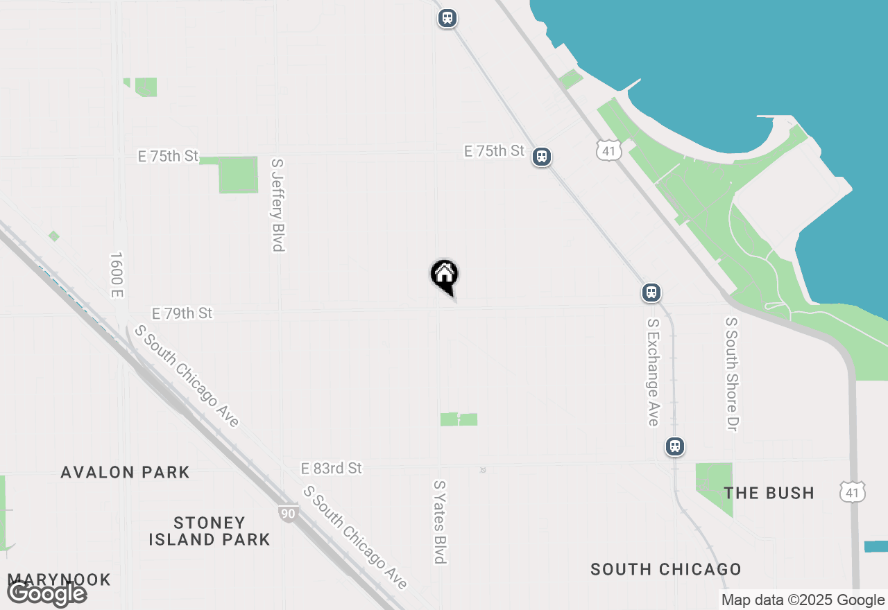 Map of 2404 E 79th Street, Chicago, IL 60649