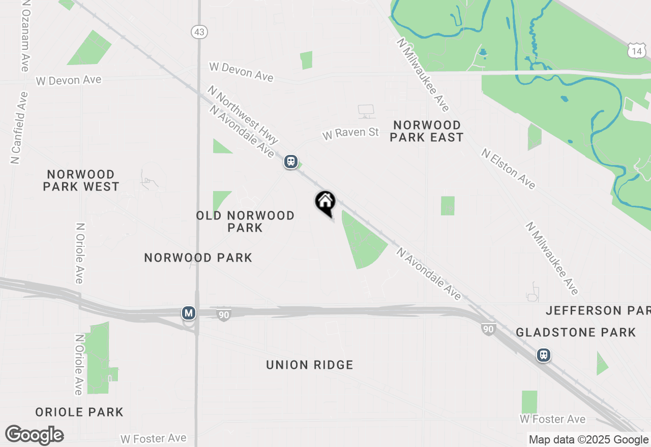 Map of 5851 N Newark Avenue, Chicago, IL 60631