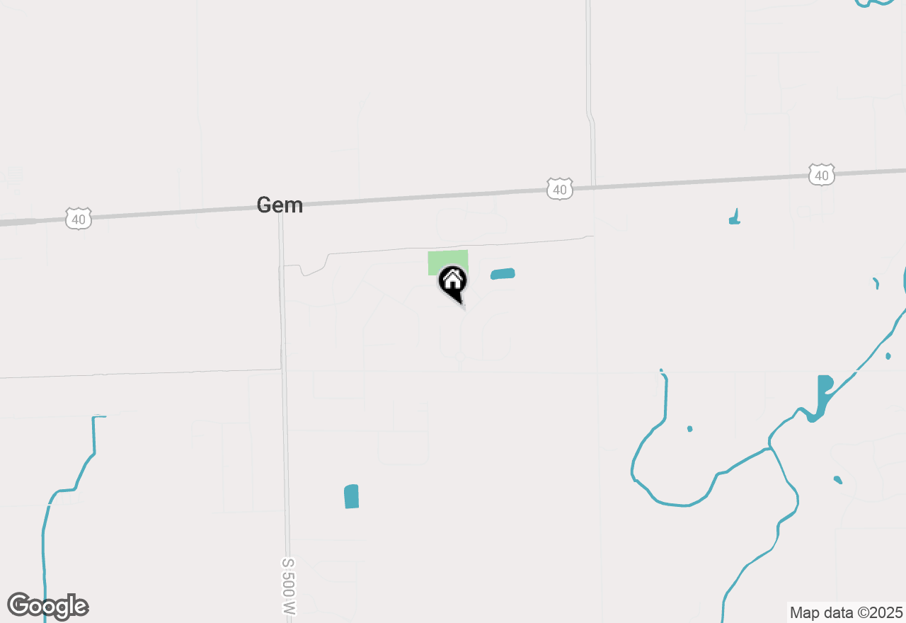 Map of 4443 W Windsong Court, New Palestine, IN 46163