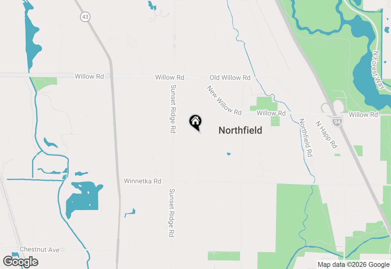 Map of 2245 Drury Lane, Northfield, IL 60093