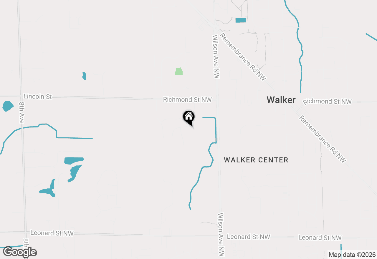 Map of 1866 Stratford Lane Nw, Grand Rapids, MI 49534