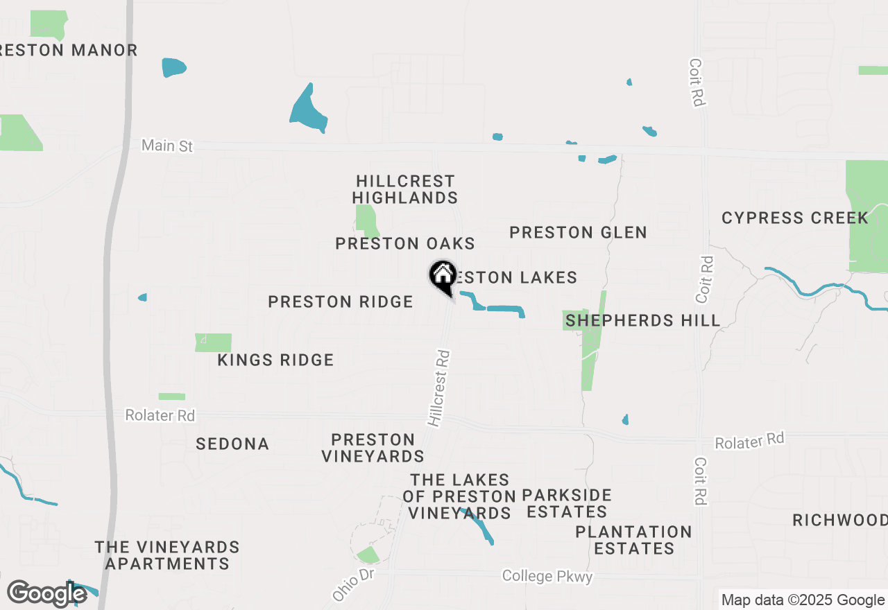Map of 7936 Quest Court, Frisco, TX 75035