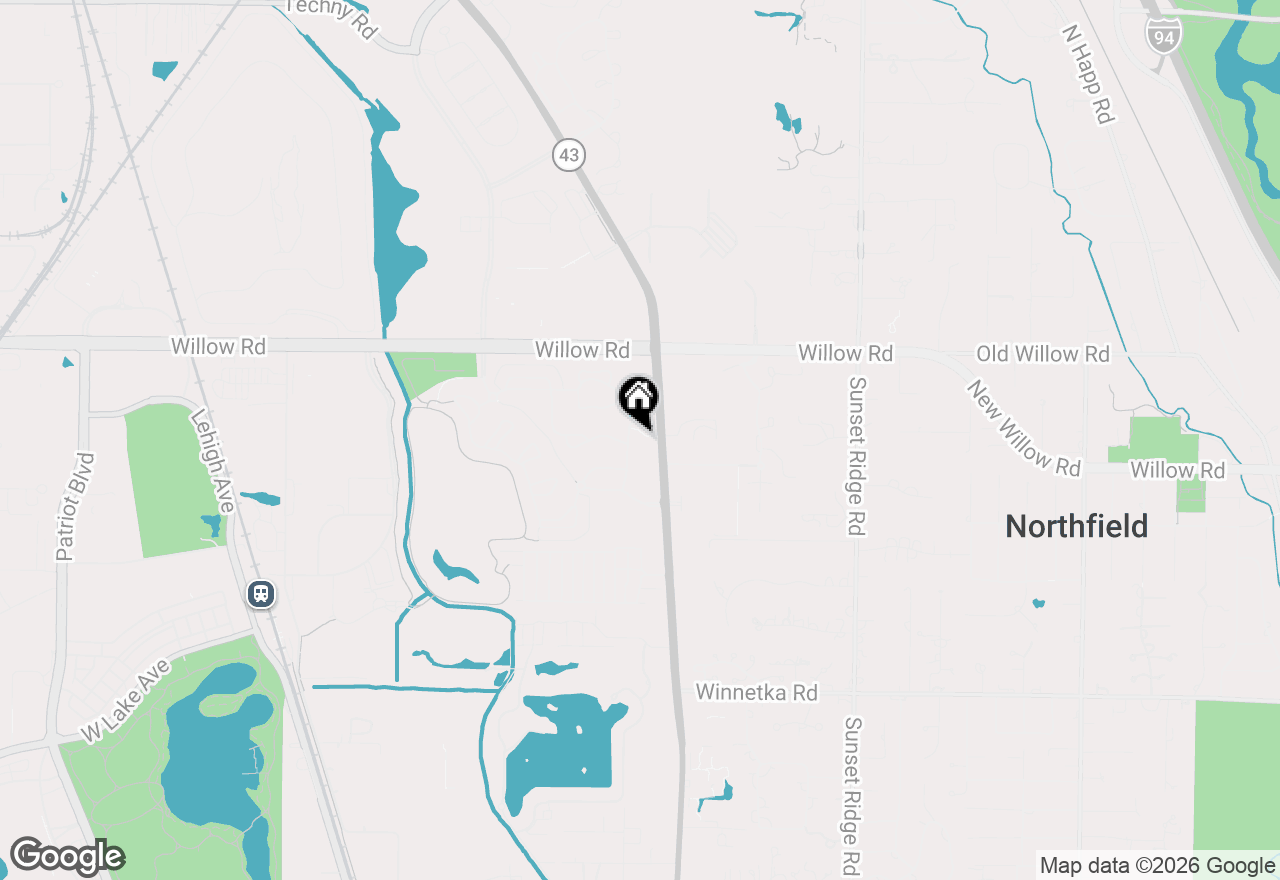 Map of 2640 Summit Drive #202, Glenview, IL 60025