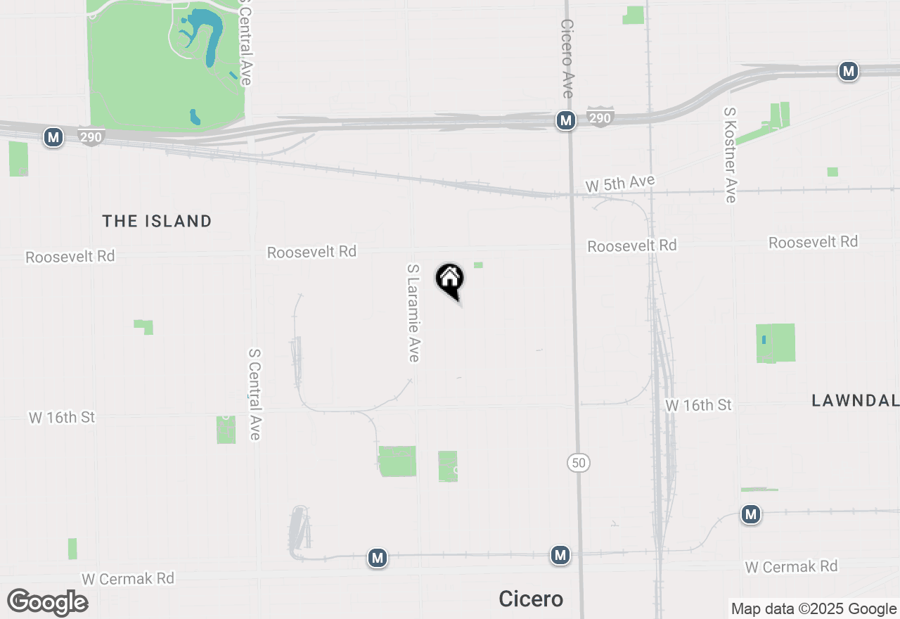 Map of 1322 S 51st Avenue, Cicero, IL 60804