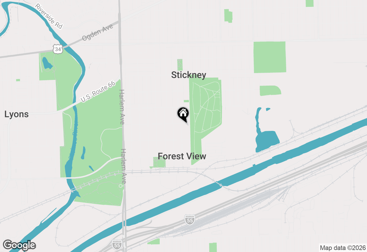 Map of 4405 Grove Avenue, Stickney, IL 60402