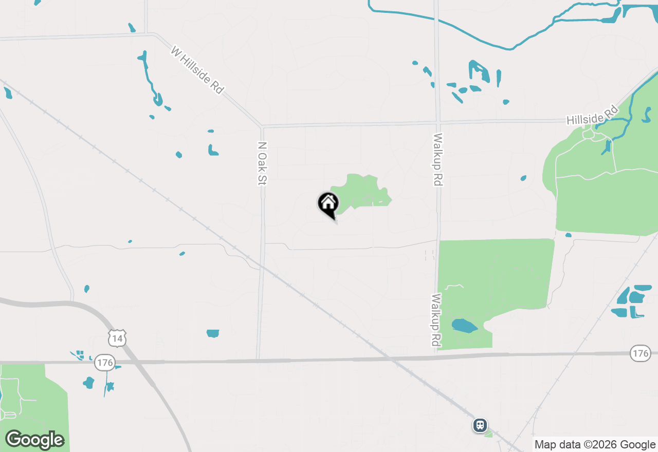 Map of 255 Midlane Drive, Crystal Lake, IL 60012