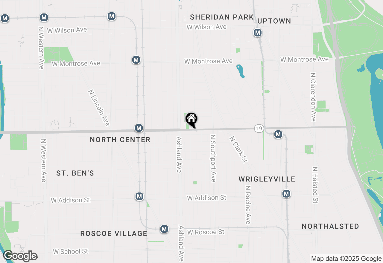 Map of 1481 W Irving Park Road #2B, Chicago, IL 60613