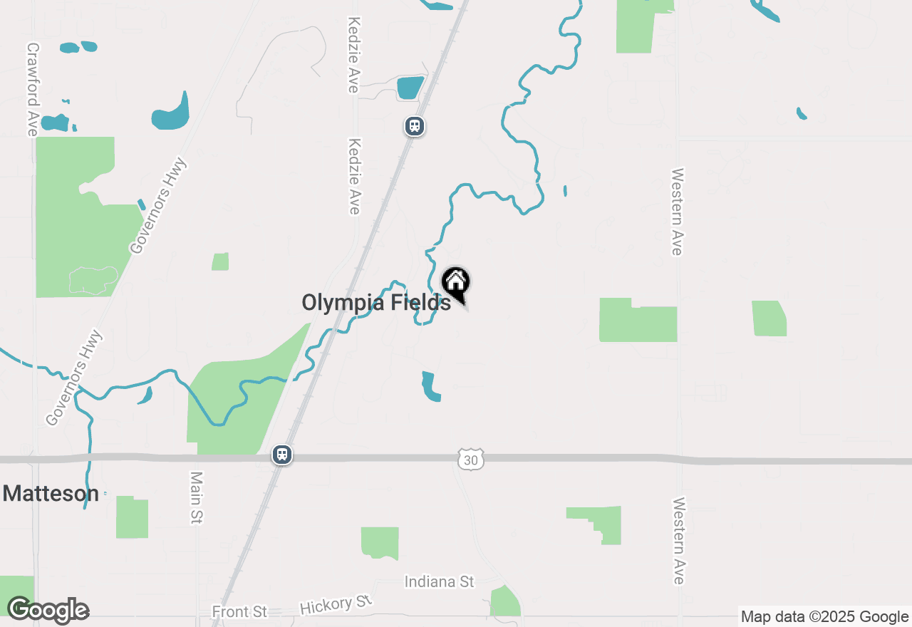 Map of 2935 Dartmouth Lane, Olympia Fields, IL 60461