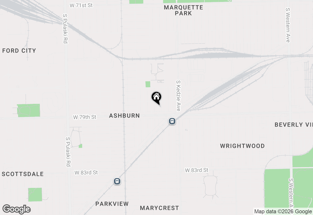 Map of 7826 S Christiana Avenue, Chicago, IL 60652