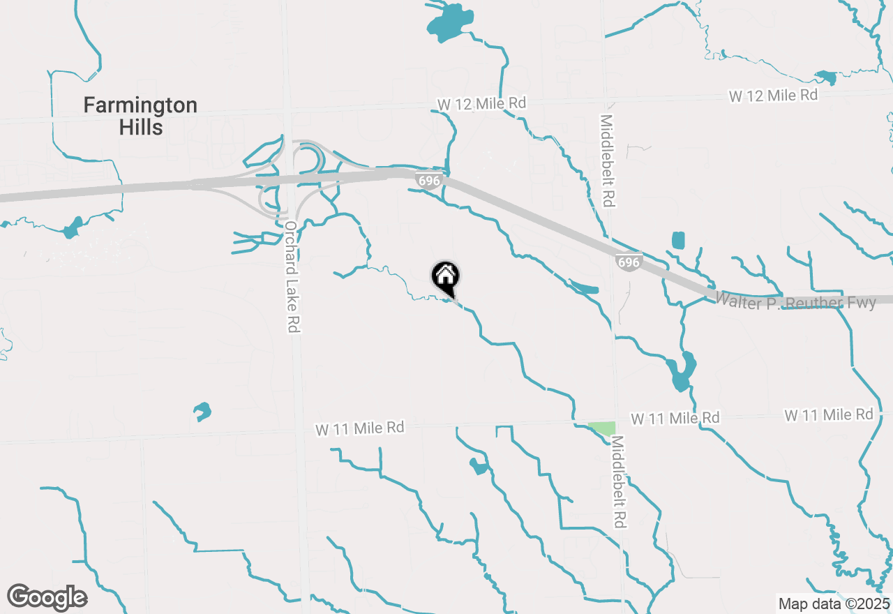 Map of 26740 La Muera Street, Farmington Hills, MI 48334