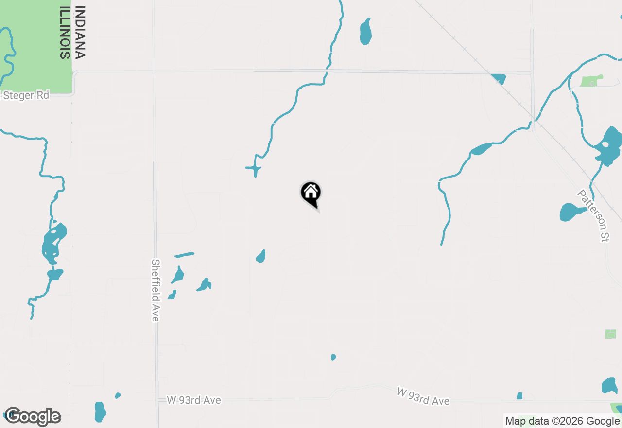 Map of 8605 Manor House Drive, St. John, IN 46373