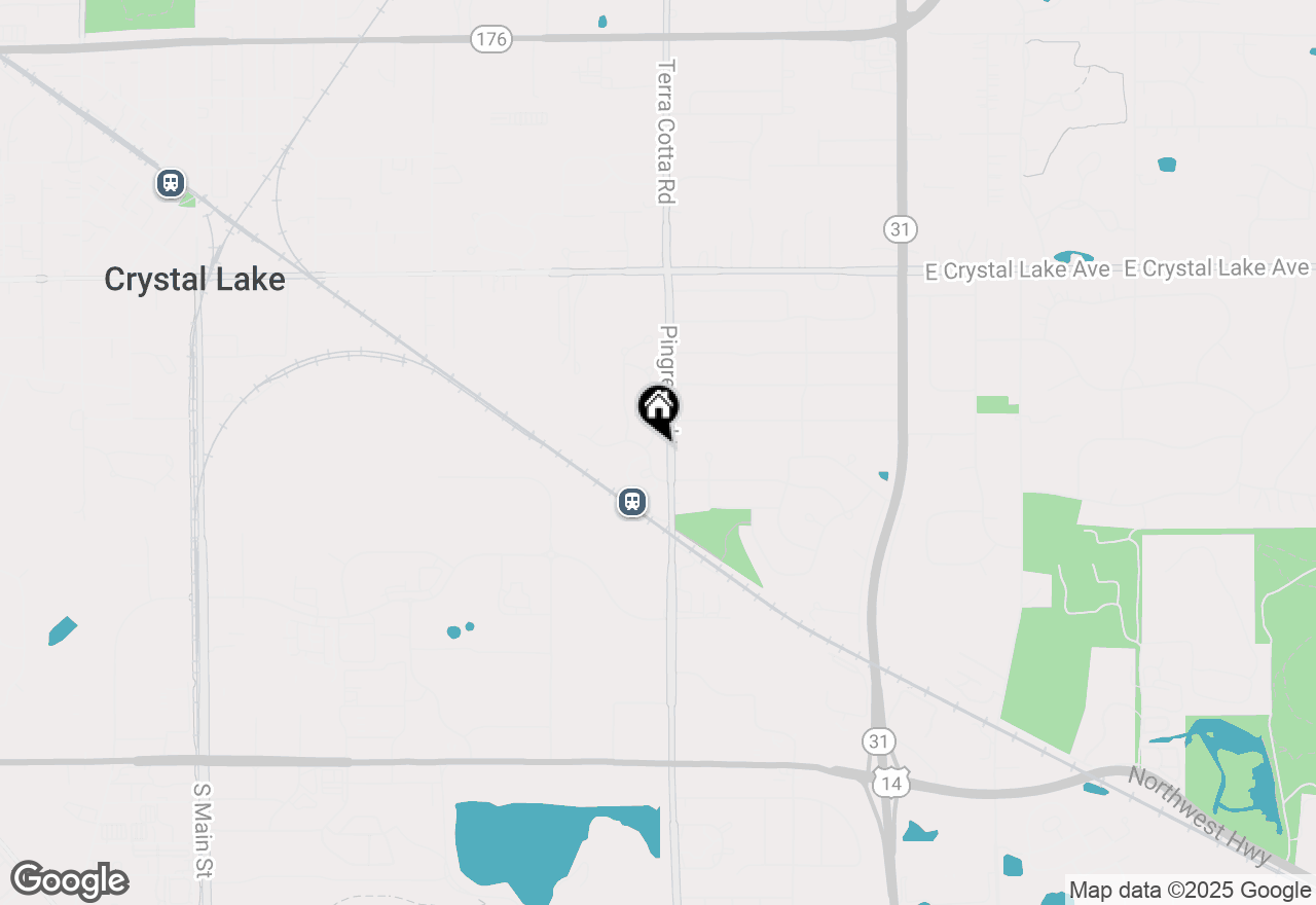 Map of 801 Oak Hollow Road #1, Crystal Lake, IL 60014